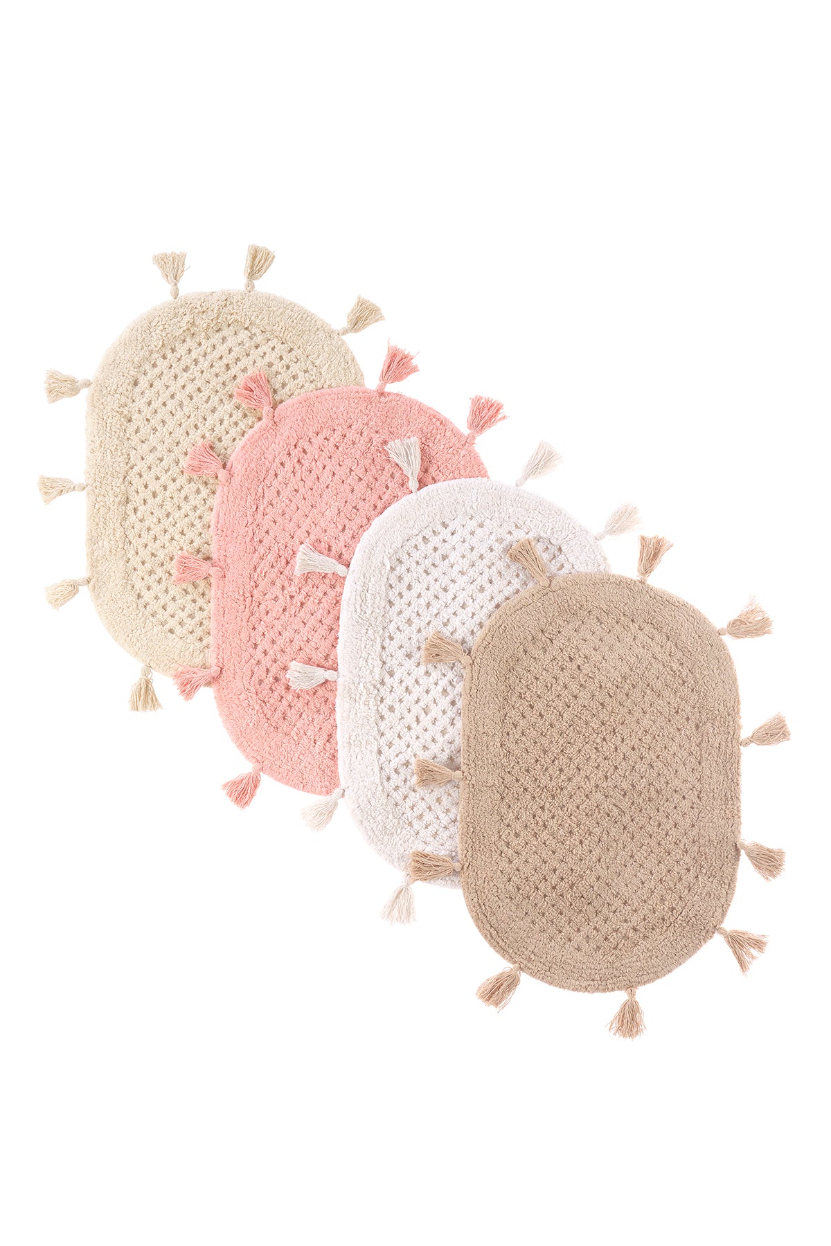 Lampetie | Elora Tekli Banyo Paspası  40x60 Pembe