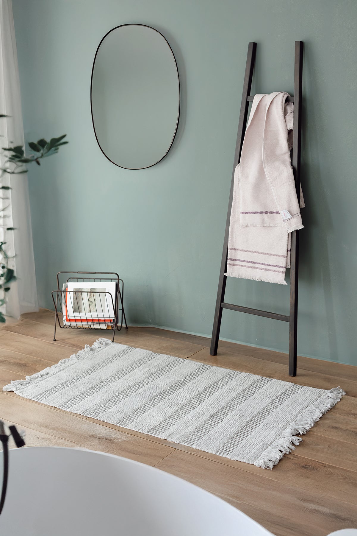 Lampetie | Balena Tekli Banyo Paspası 70x120 Gri