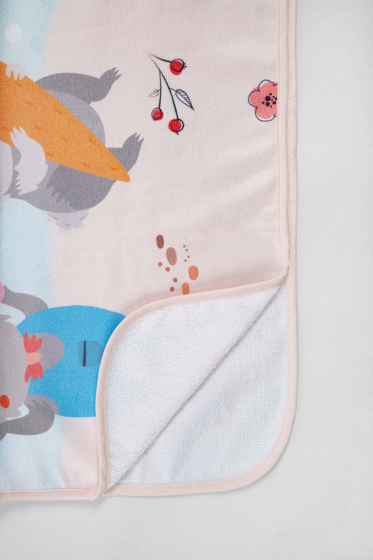 Rabbit Family Kids Poncho