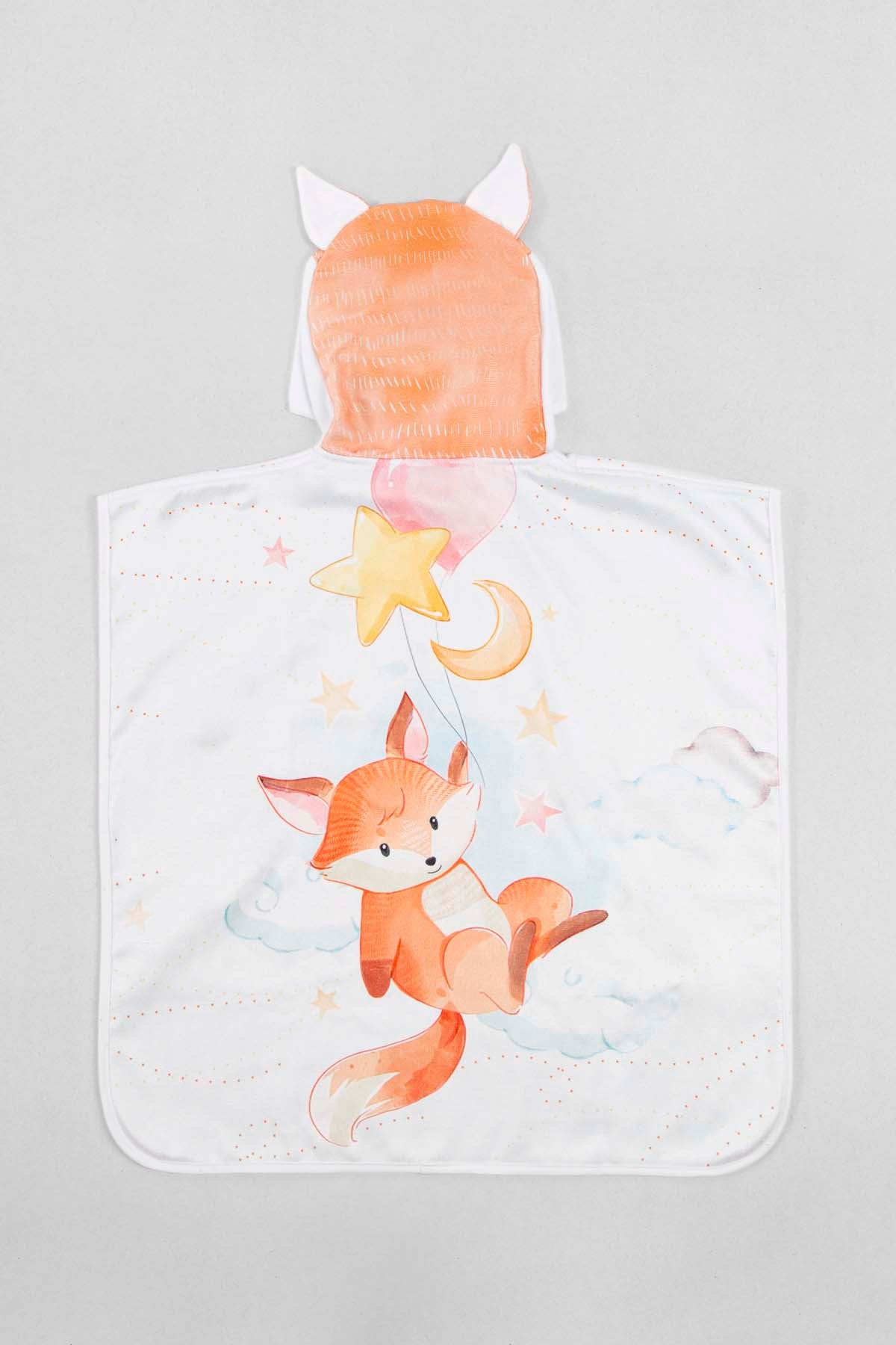Happy Fox Child Poncho