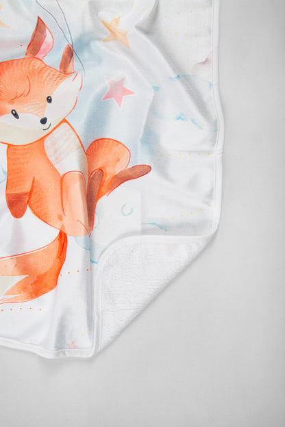 Happy Fox Towel