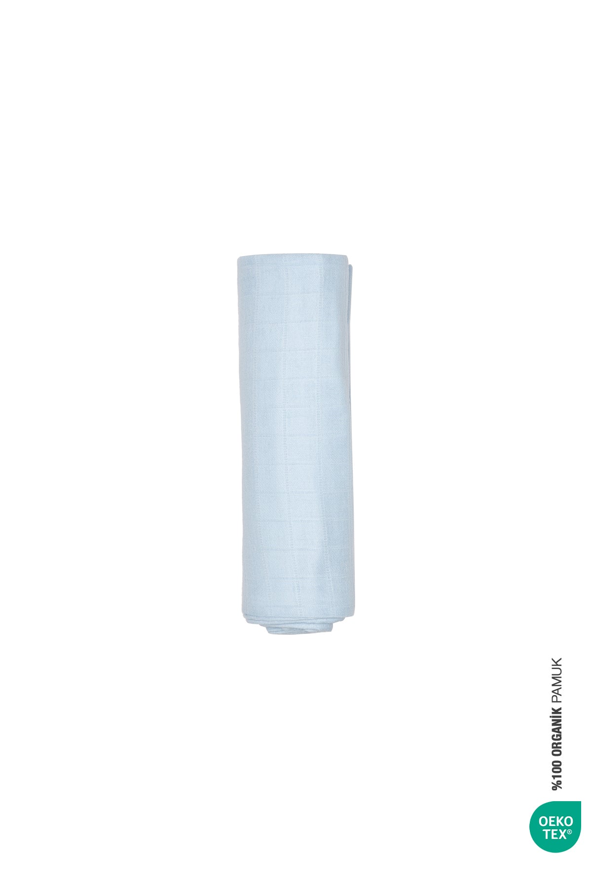 BebeMarin Çok Amaçlı Müslin Örtü 120x120 Mavi