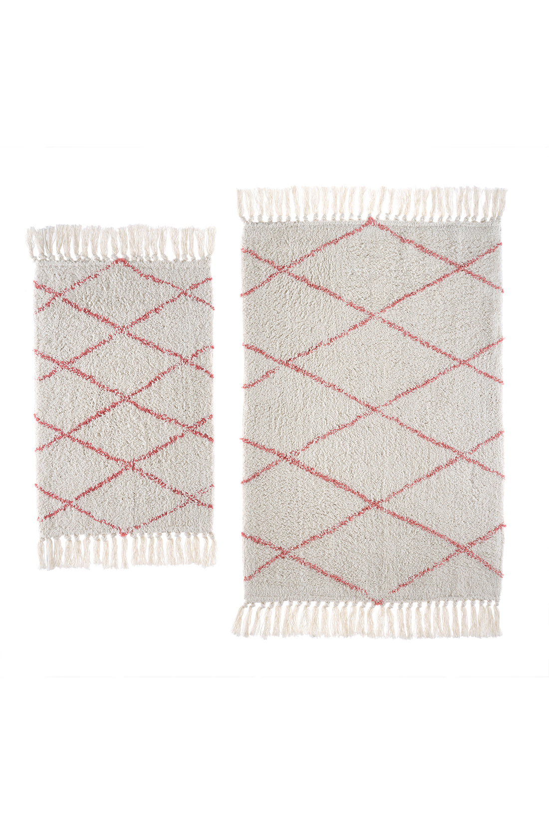 Grace 2 Piece Bath Mat Set 100% Cotton 40x60 + 60x90