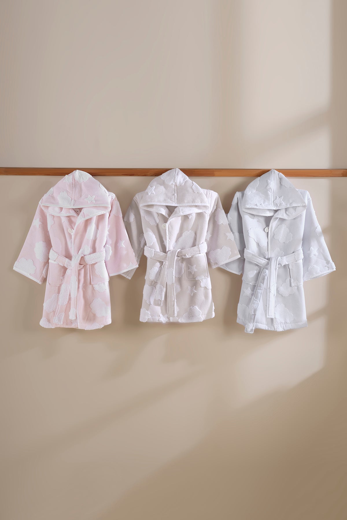 My Cloudy Sky Çocuk Bornoz Pembe