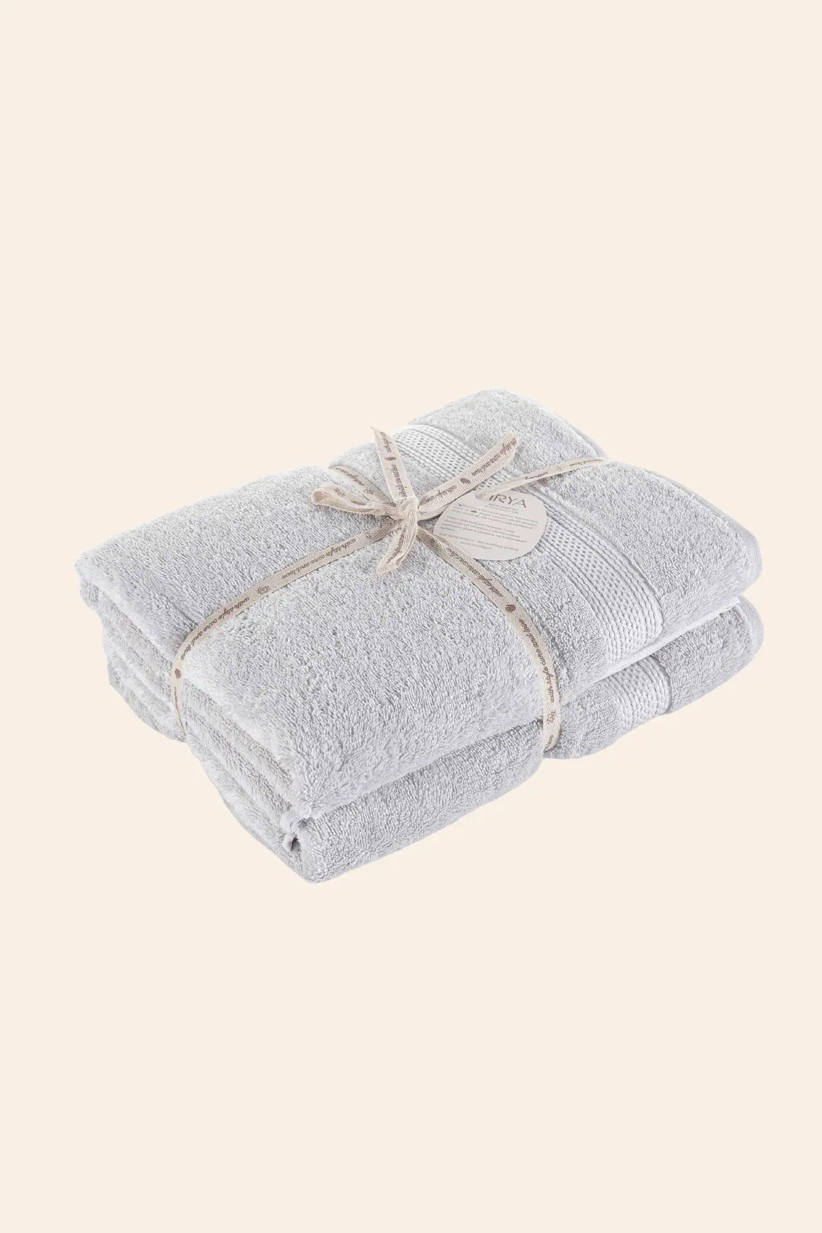 Mısır %100 Mısır Pamuğu  Havlu Seti Cool Grey