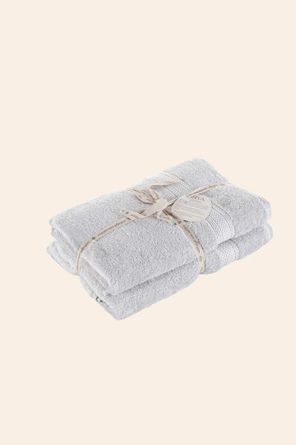 Mısır %100 Mısır Pamuğu  Havlu Seti Cool Grey