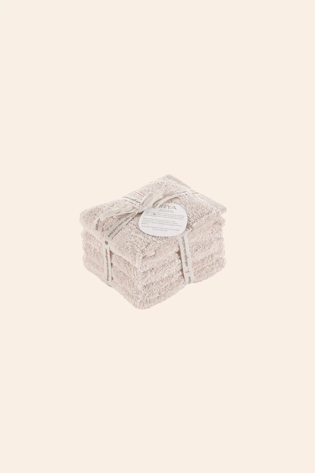 Mısır %100 Mısır Pamuğu  Havlu Seti Oyster Beige