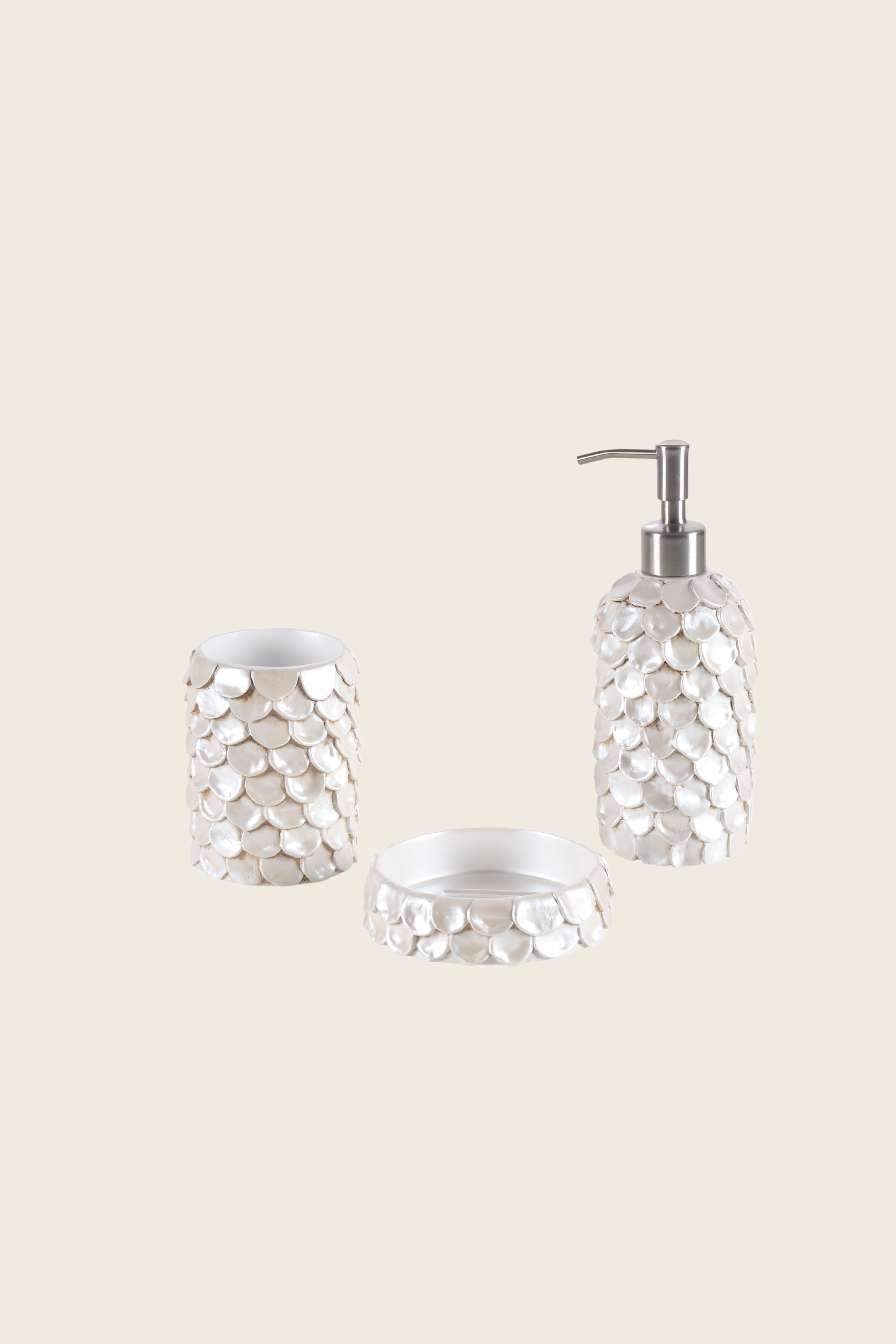 Lindy 3 Parça Banyo Seti Beyaz