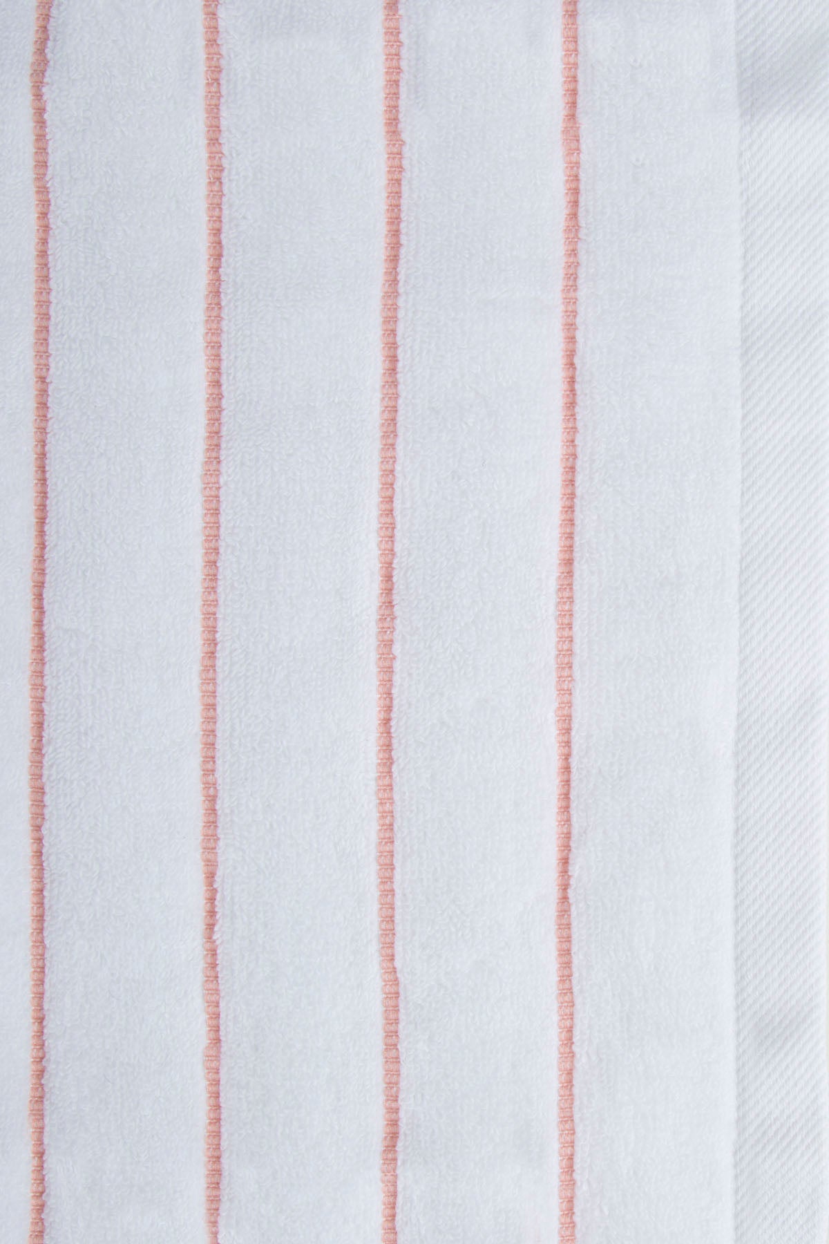 Wendy Bath Towel White/Light Pink 70x130