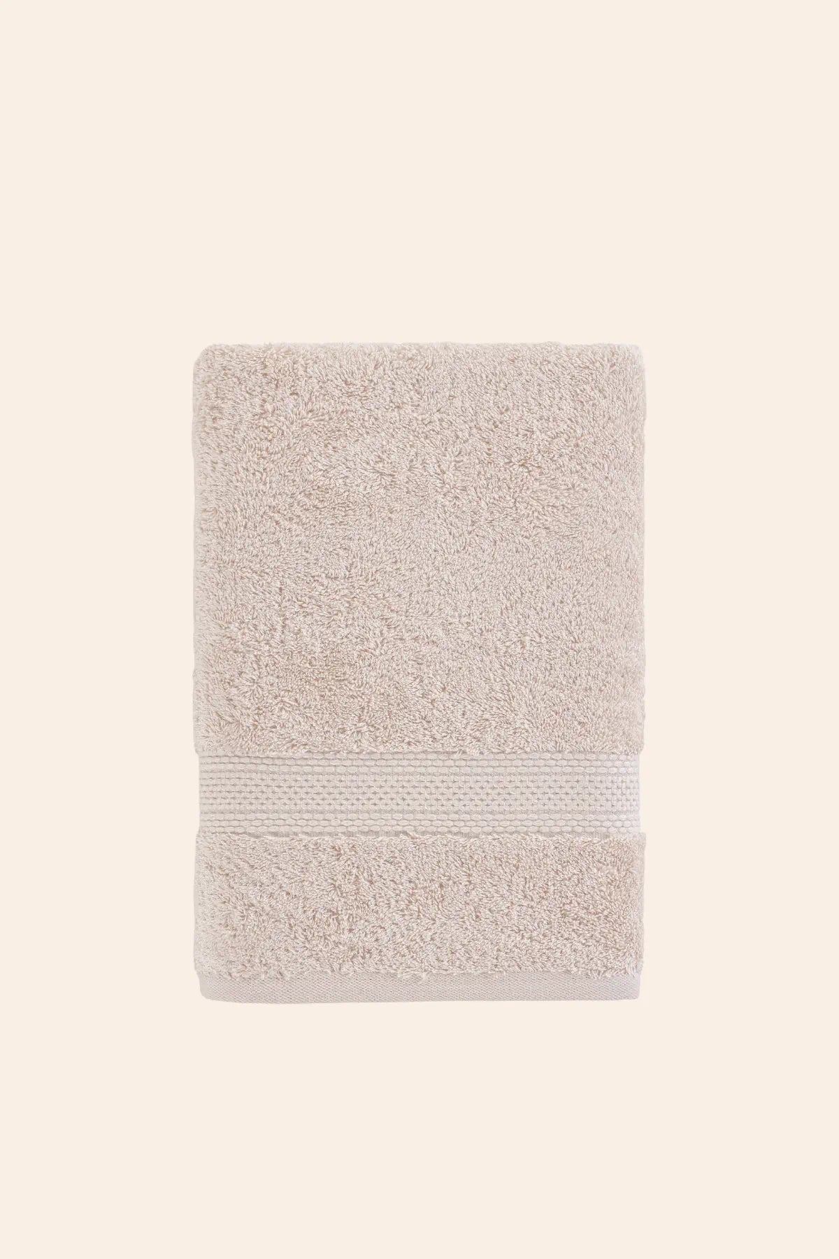 Mısır %100 Mısır Pamuğu  Havlu Seti Oyster Beige