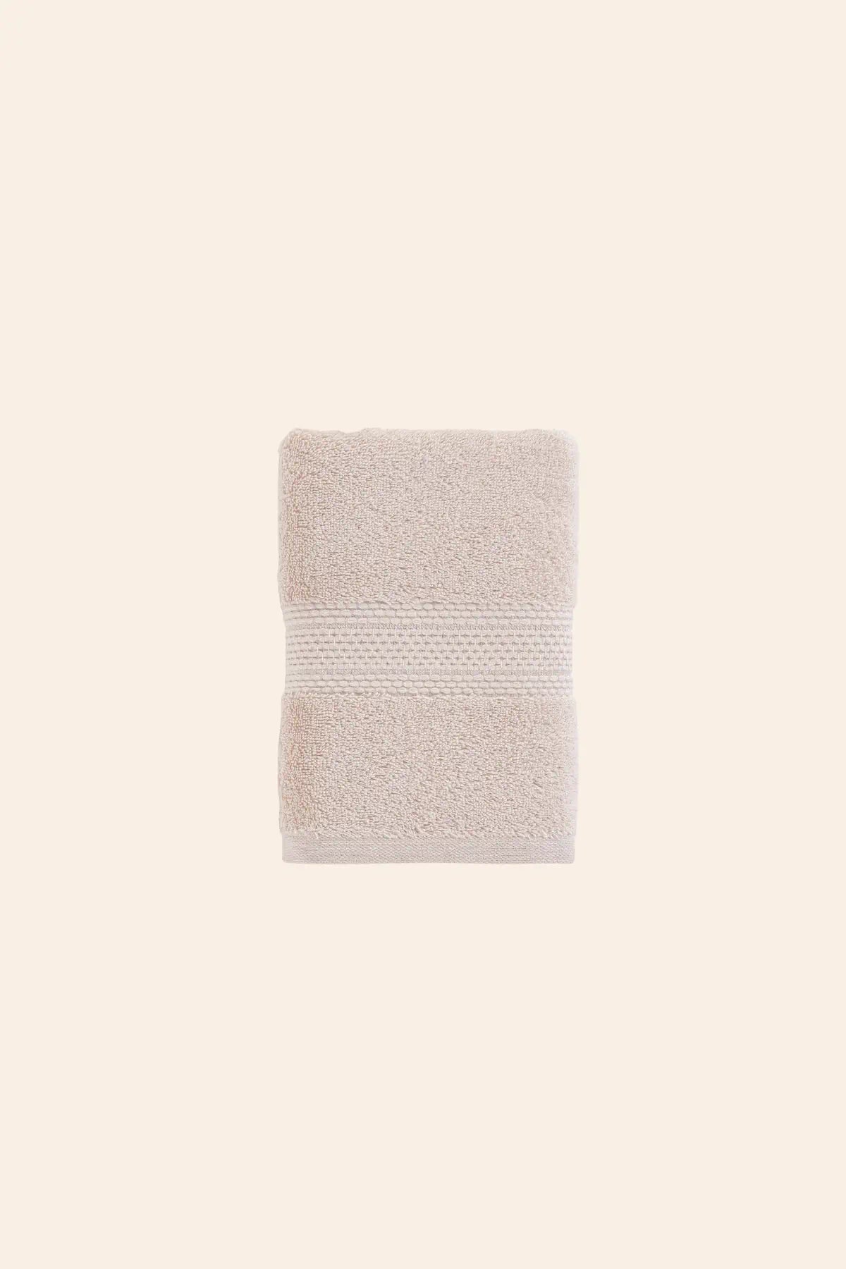 Mısır %100 Mısır Pamuğu  Havlu Seti Oyster Beige
