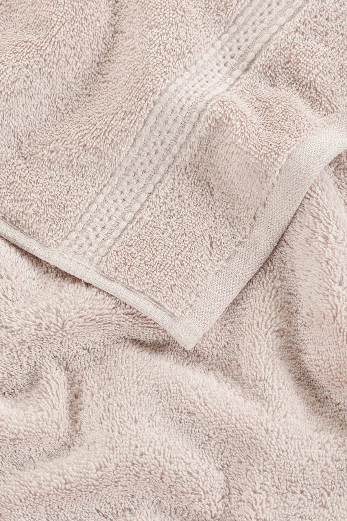 Mısır %100 Mısır Pamuğu  Havlu Seti Oyster Beige