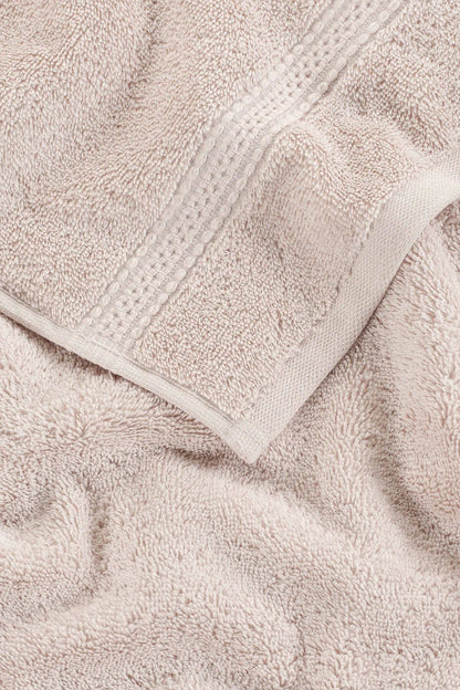 Mısır %100 Mısır Pamuğu  Havlu Seti Oyster Beige