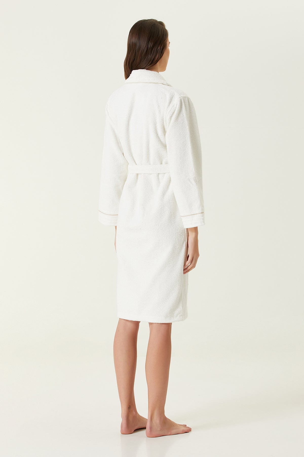 Roya Kadın Bornoz Ekru