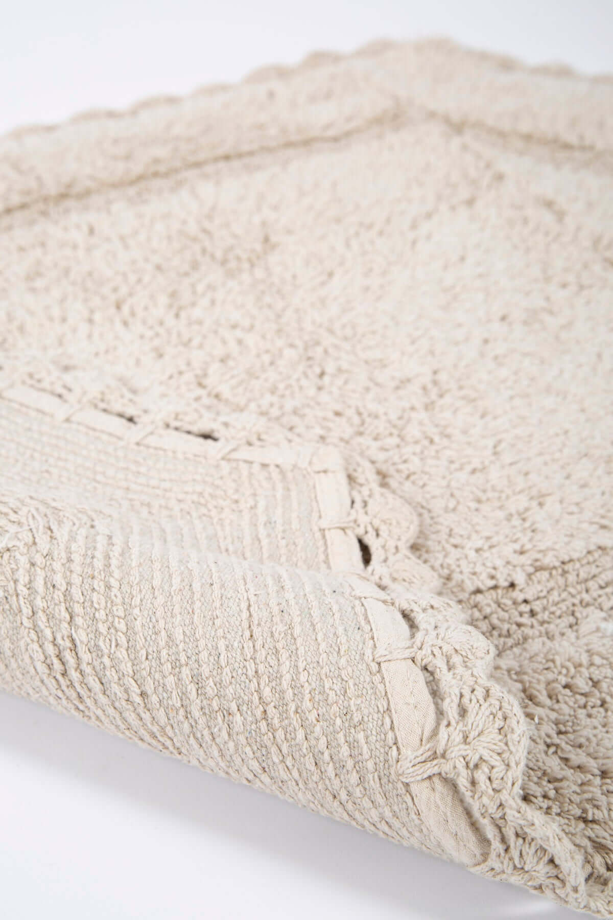 Dale 2 Piece Bath Mat Set 100% Cotton 40x60 + 60x90 Beige