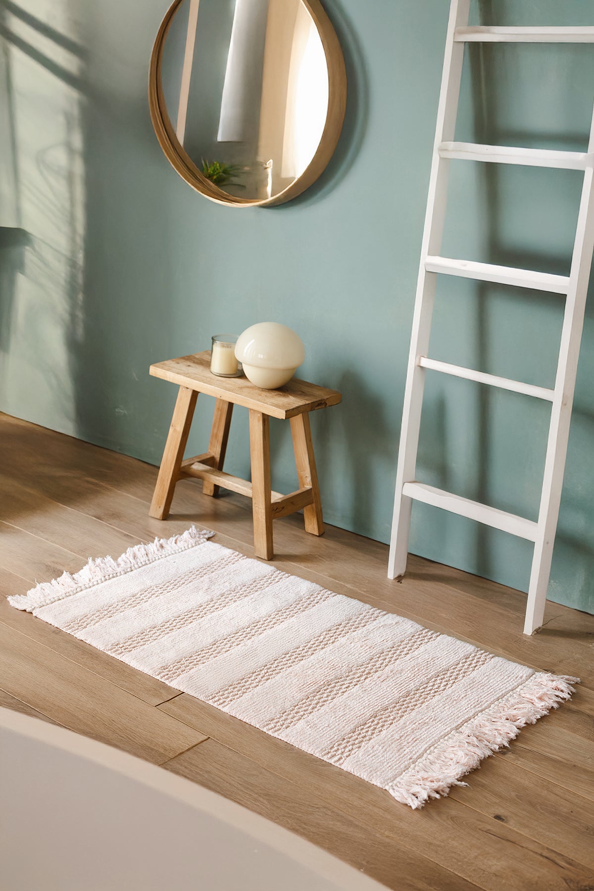 Lampetie | Balena Tekli Banyo Paspası 60x100 Pembe