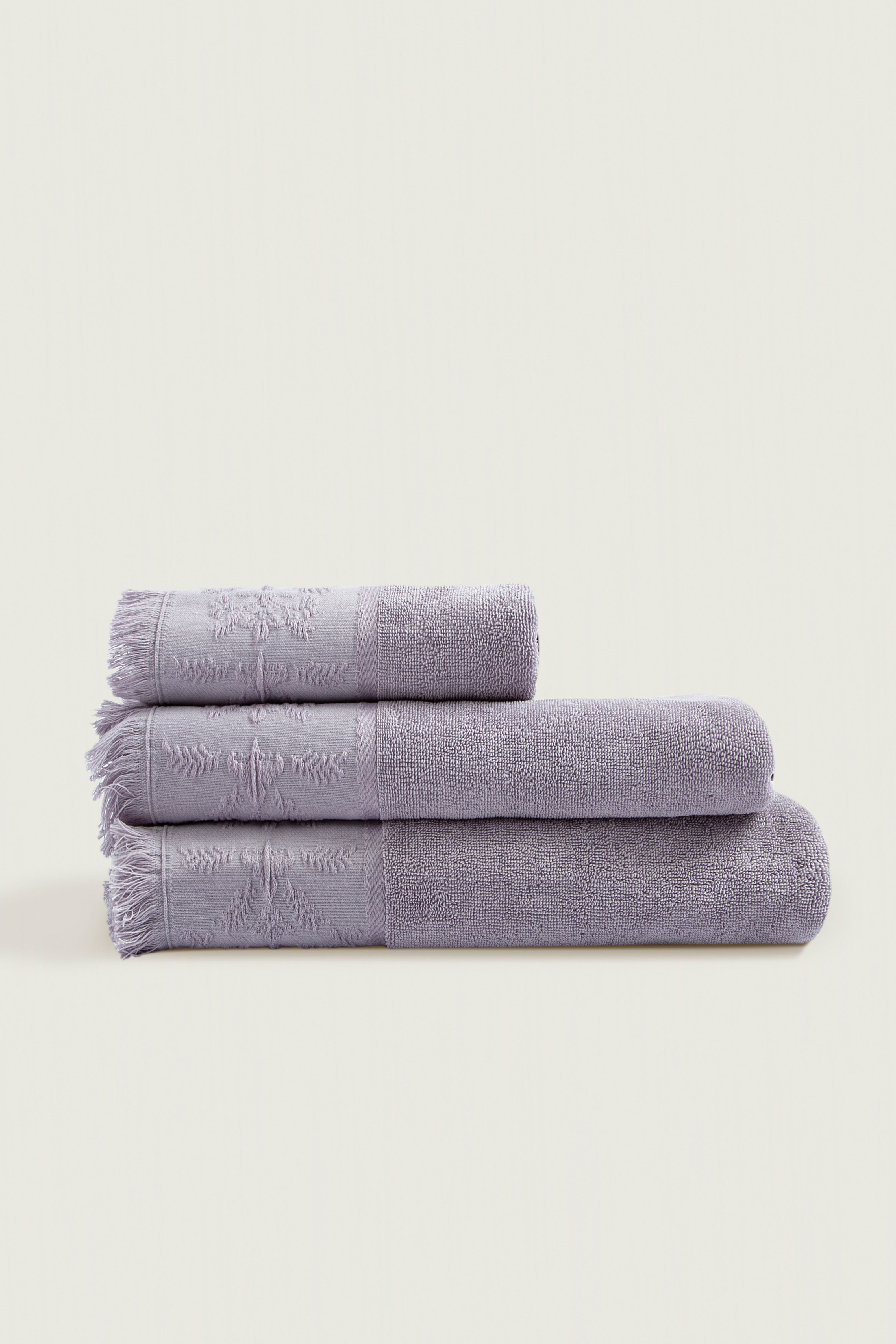 Nera Banyo Havlusu 70x140 cm Lila