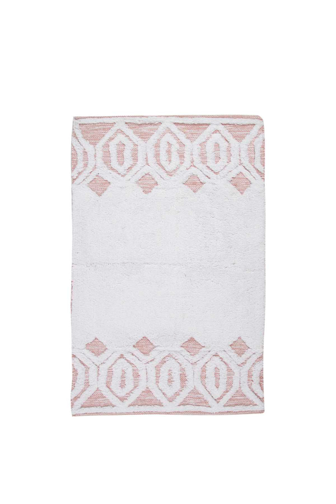 Sherry Tekli Banyo Paspası %100 Pamuk 70x110 Pembe