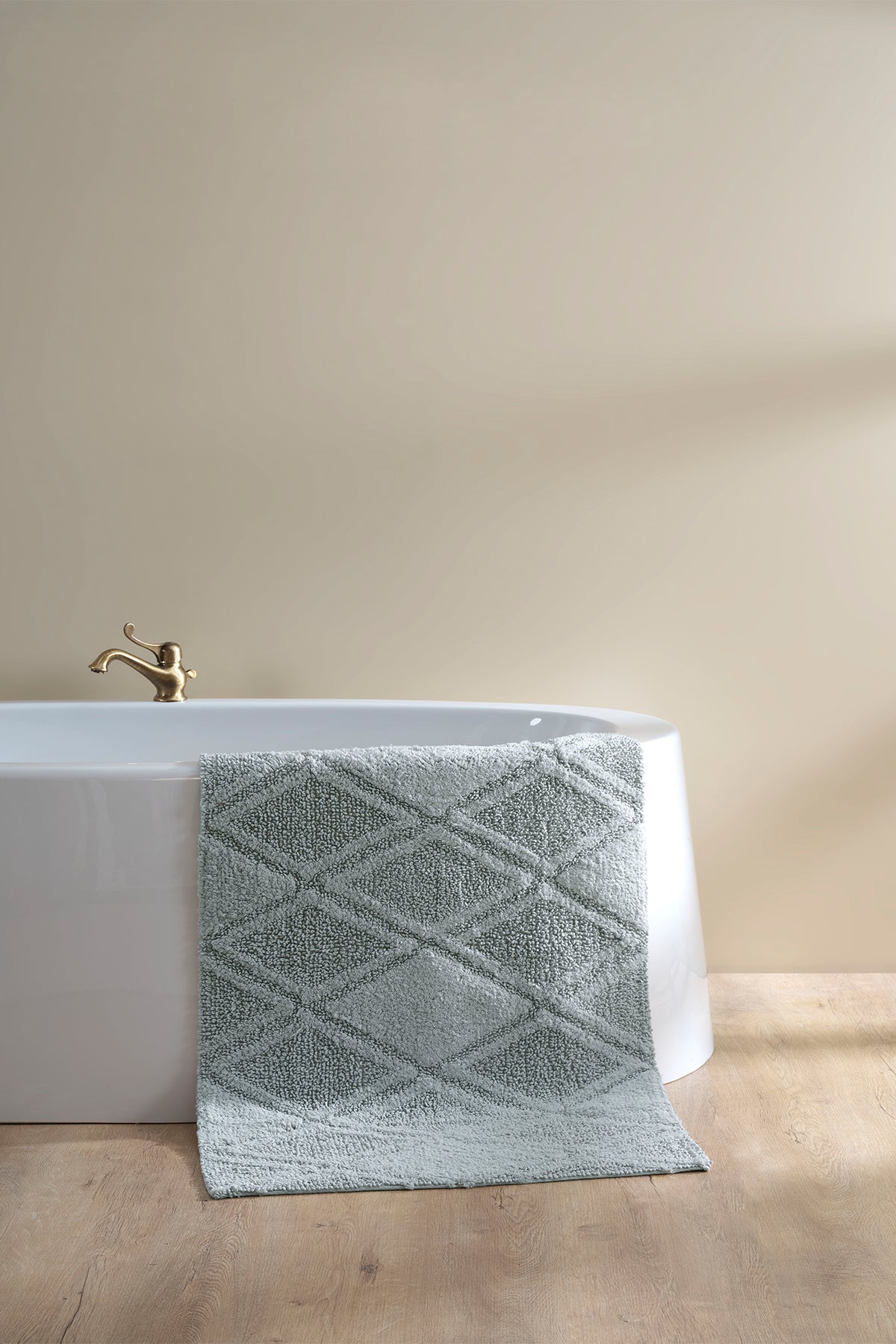 Maxi Tekli Banyo Paspası %100 Pamuk 70x110 Yeşil
