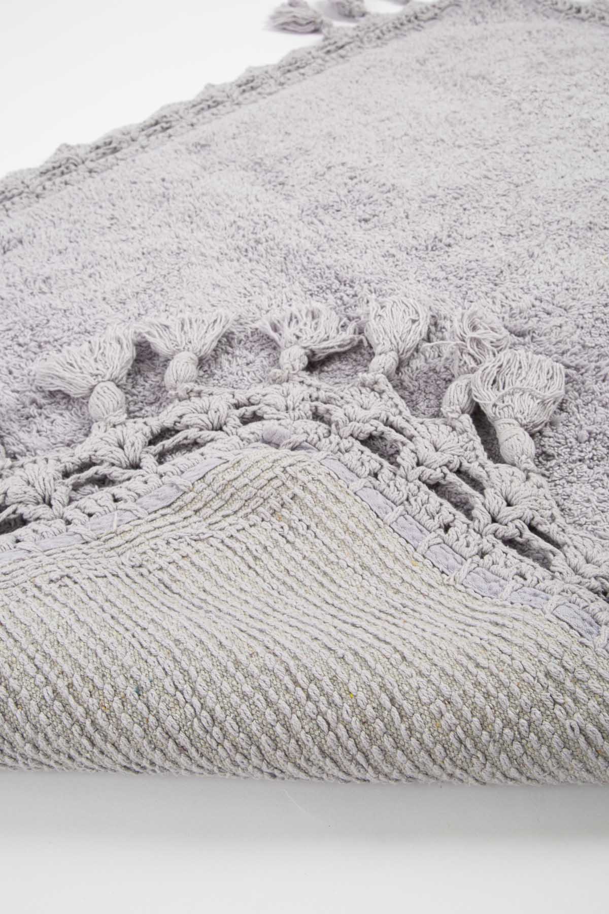 Lorna 2 Piece Bath Mat Set 100% Cotton 40x60 + 60x90 Lilac