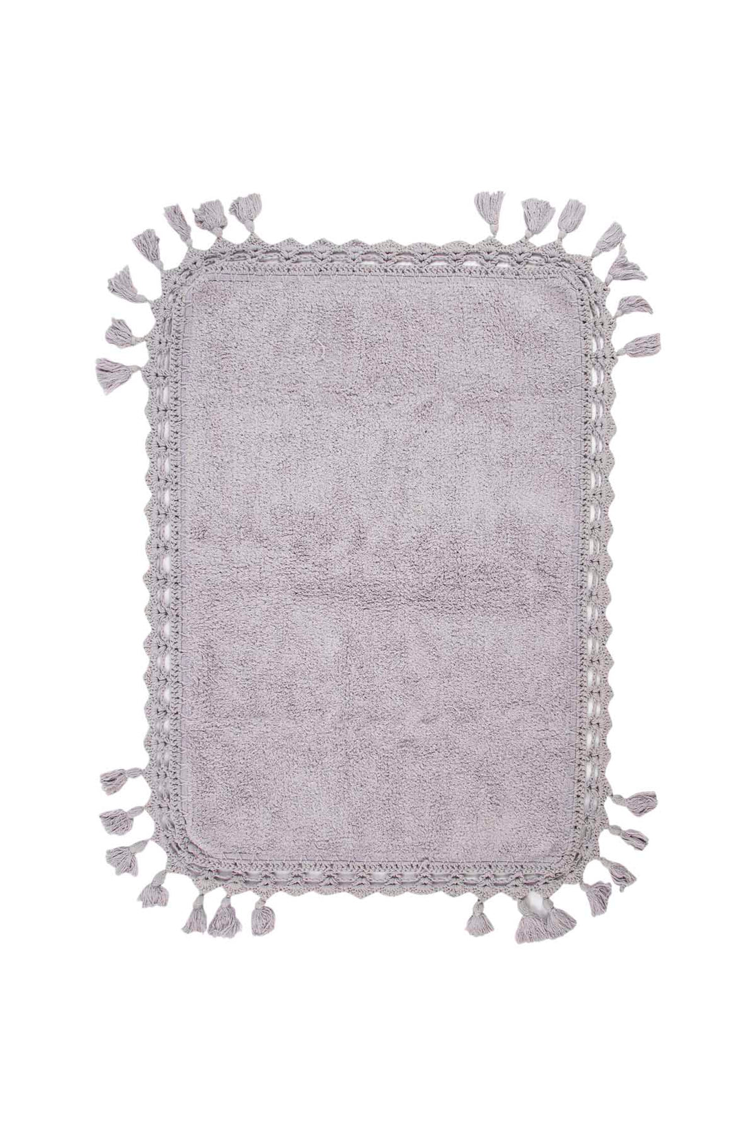 Lorna Tekli Banyo Paspası %100 Pamuk 70x110 Lila
