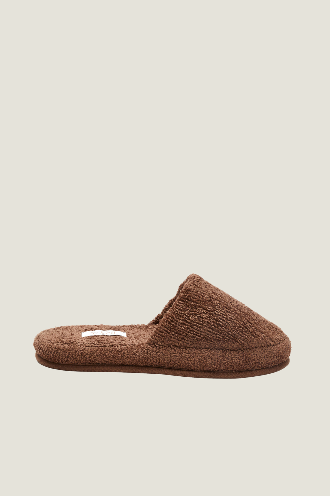 Solena %100 Pamuk Havlu Unisex Terlik Mocha