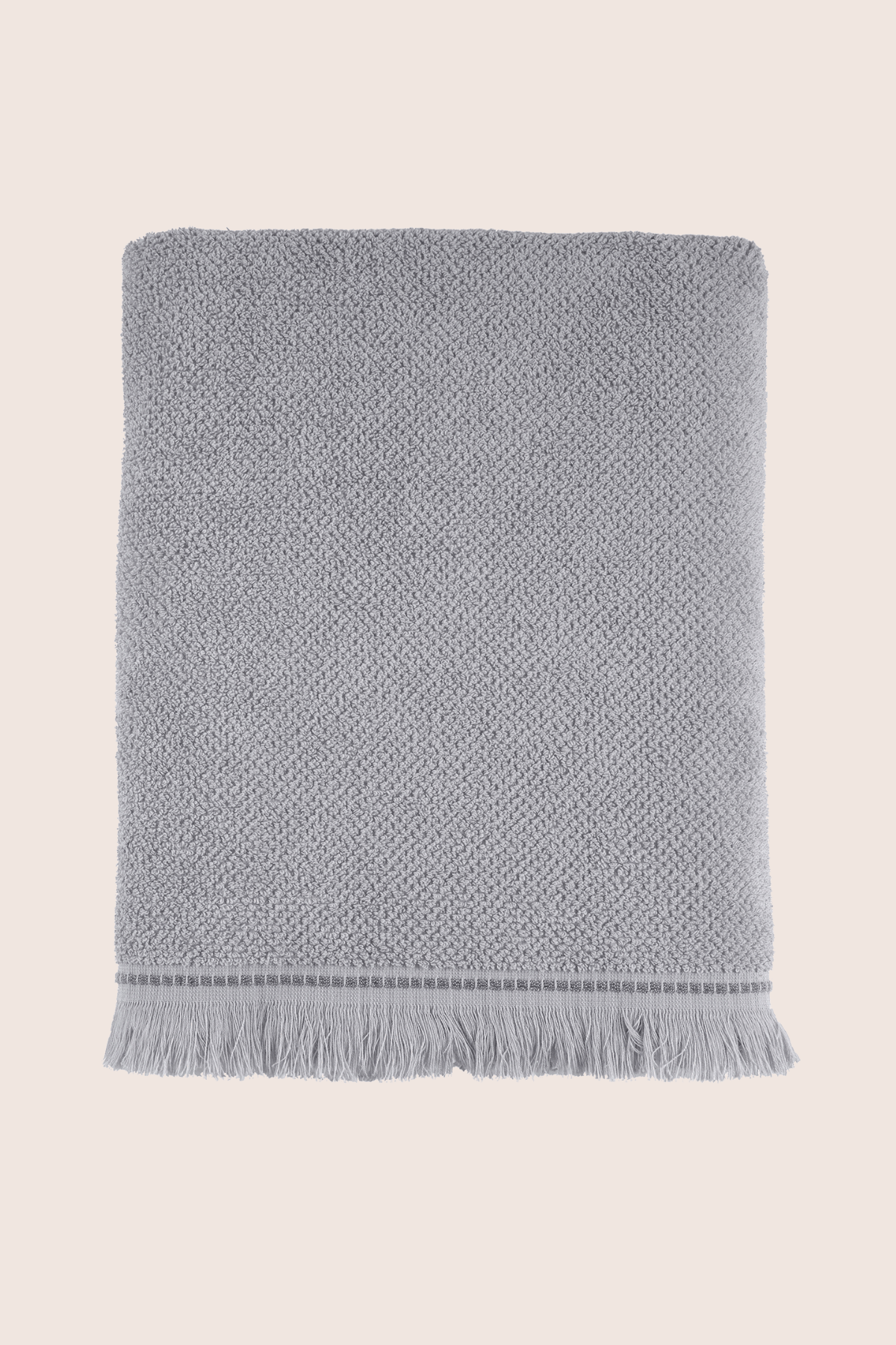 Travertine%100 Pamuk Banyo Havlusu 70x140 Gri