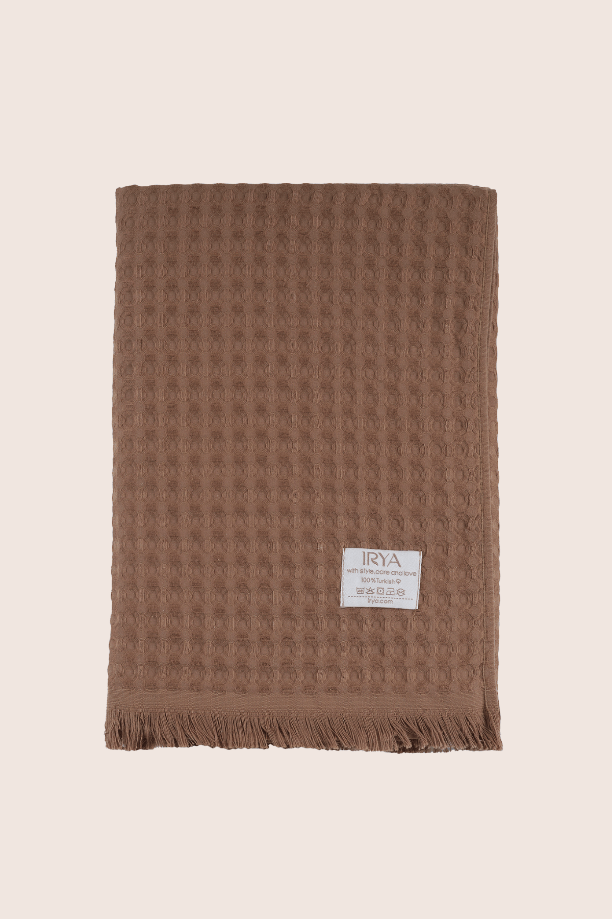 Aura Waffle Havlu Kahve 70x140