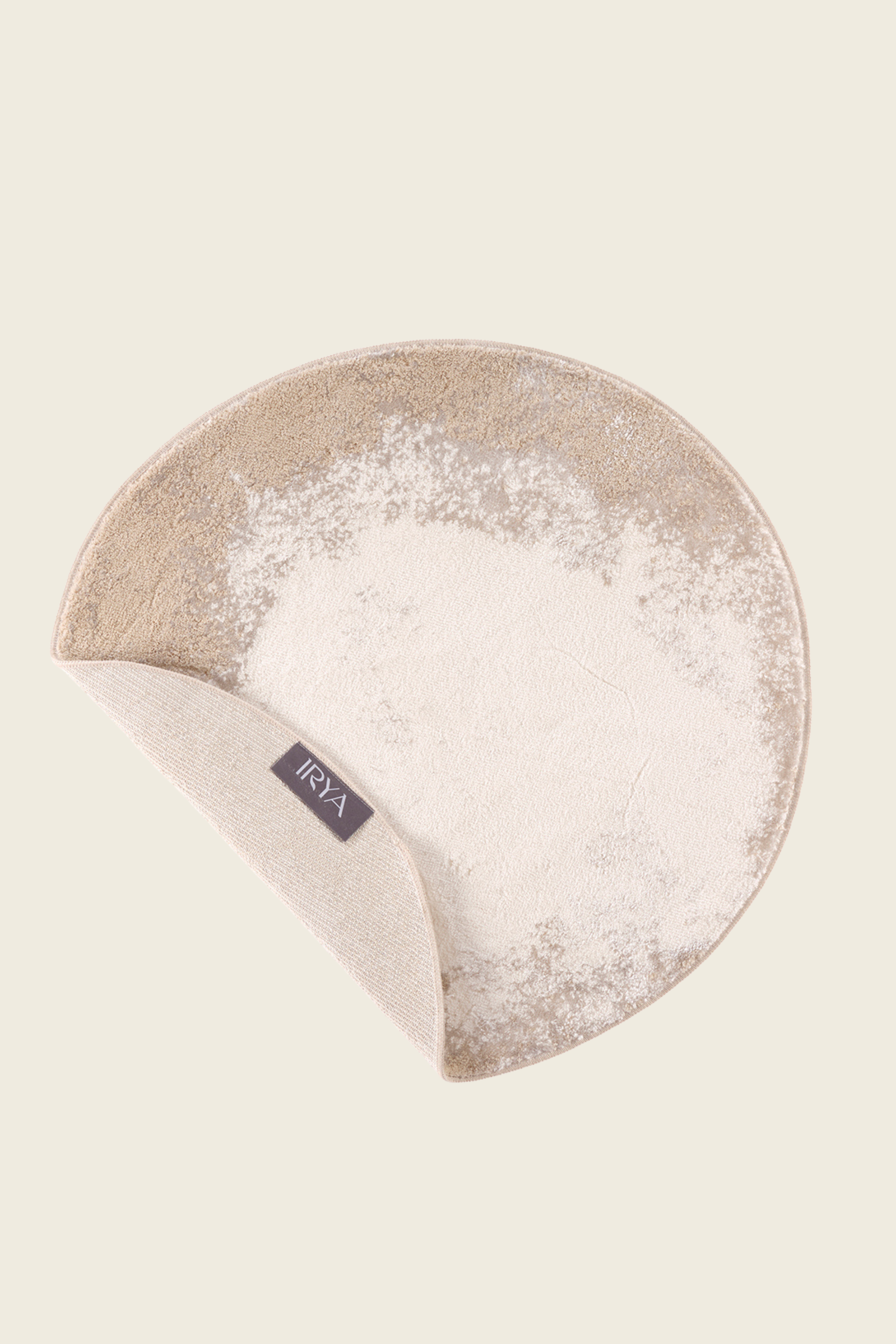 Hypnos Yuvarlak Banyo Paspası 70x70  Bej