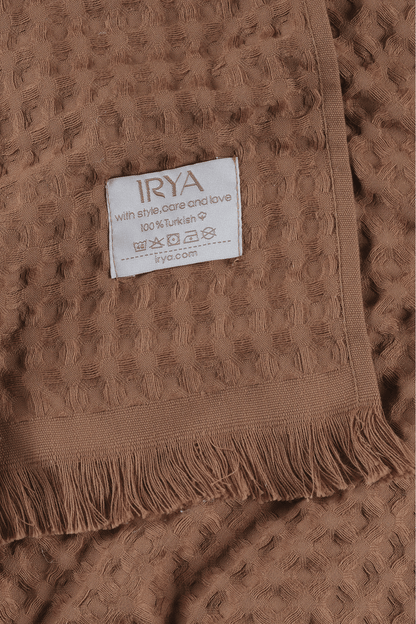 Aura Waffle Havlu Kahve 70x140
