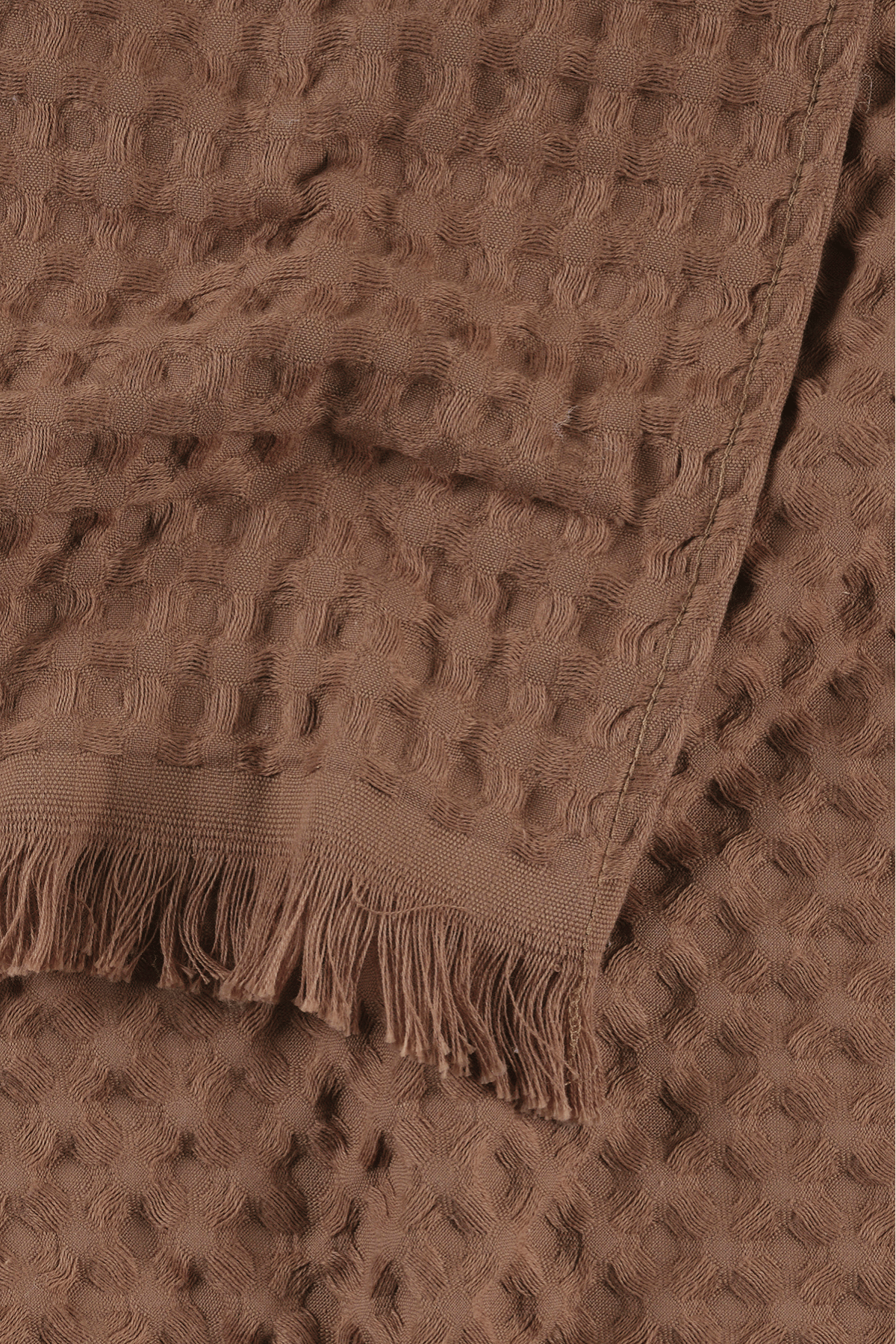 Aura Waffle Havlu Kahve 70x140