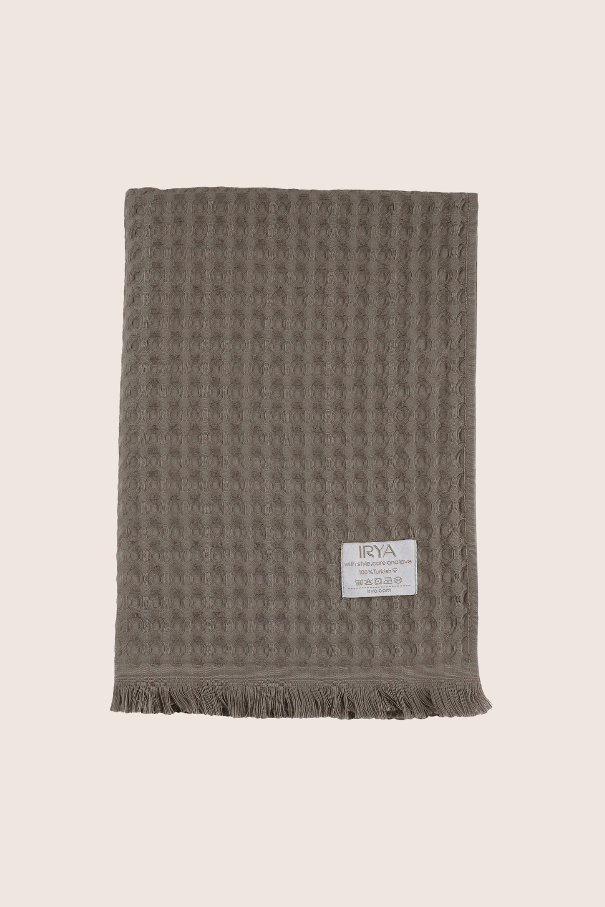 Aura Waffle Havlu Gri 50X100