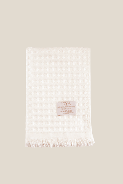 Aura Waffle Havlu Ekru 50X100