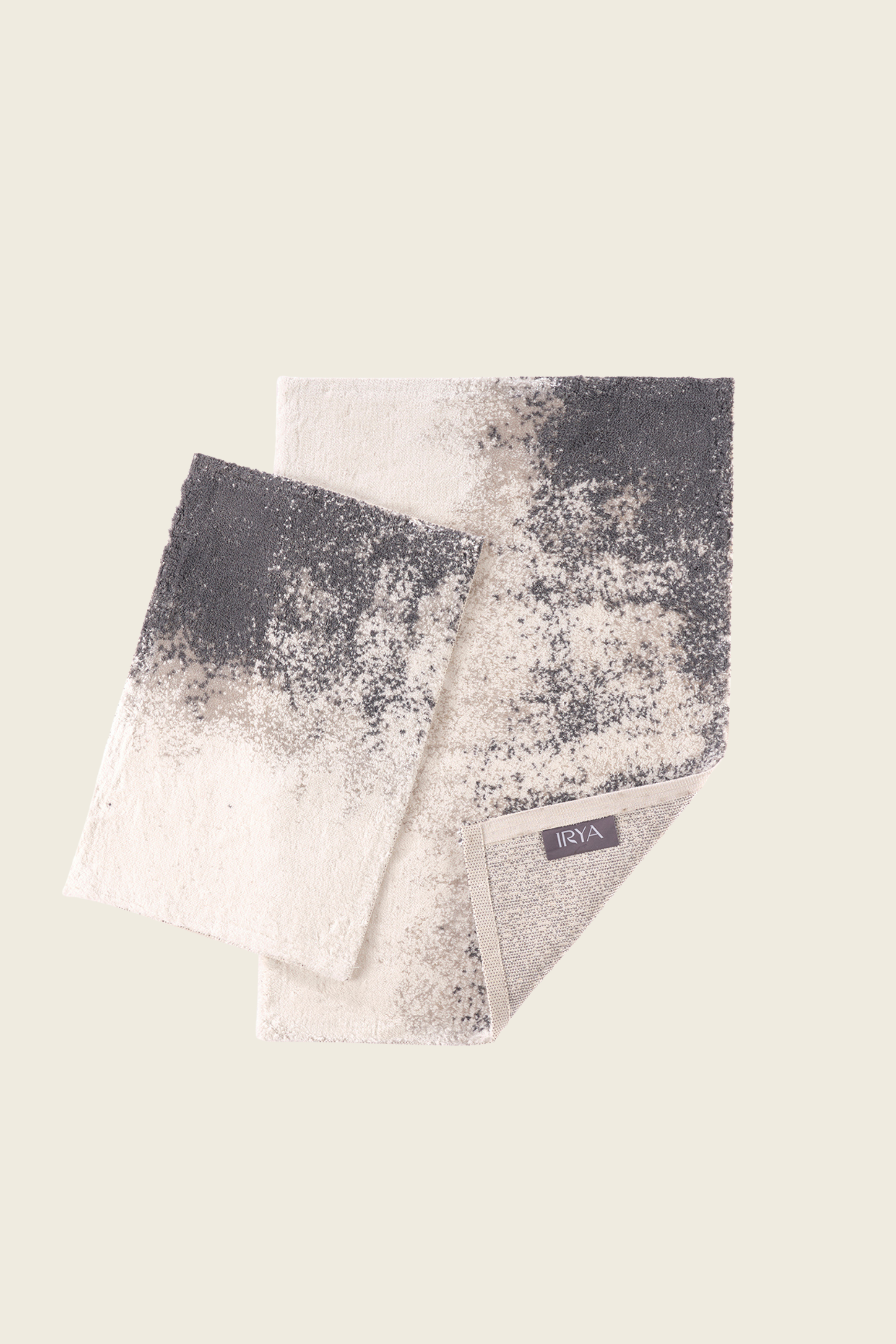 Nera 2'li Banyo Paspası 40x60+60x90 Koyu Gri