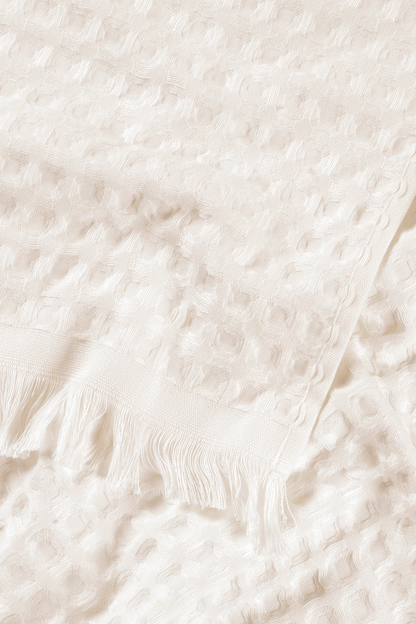 Aura Waffle Havlu Ekru 50X100