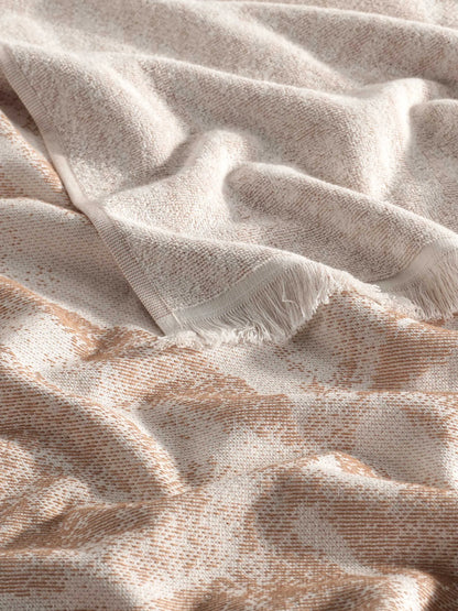 Verde %100 Pamuk Plaj Havlusu 80x170 cm Milk