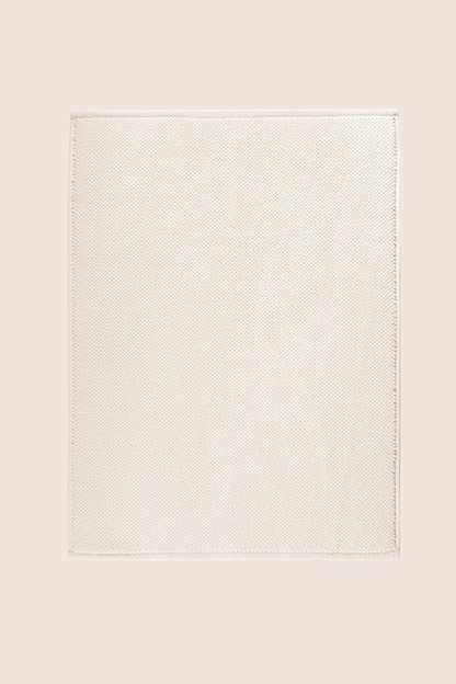 Velluna Tekli Havlu Banyo Paspası 50x80 cm Ekru