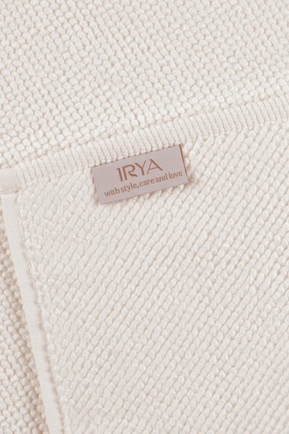 Velluna Tekli Havlu Banyo Paspası 50x80 cm Ekru