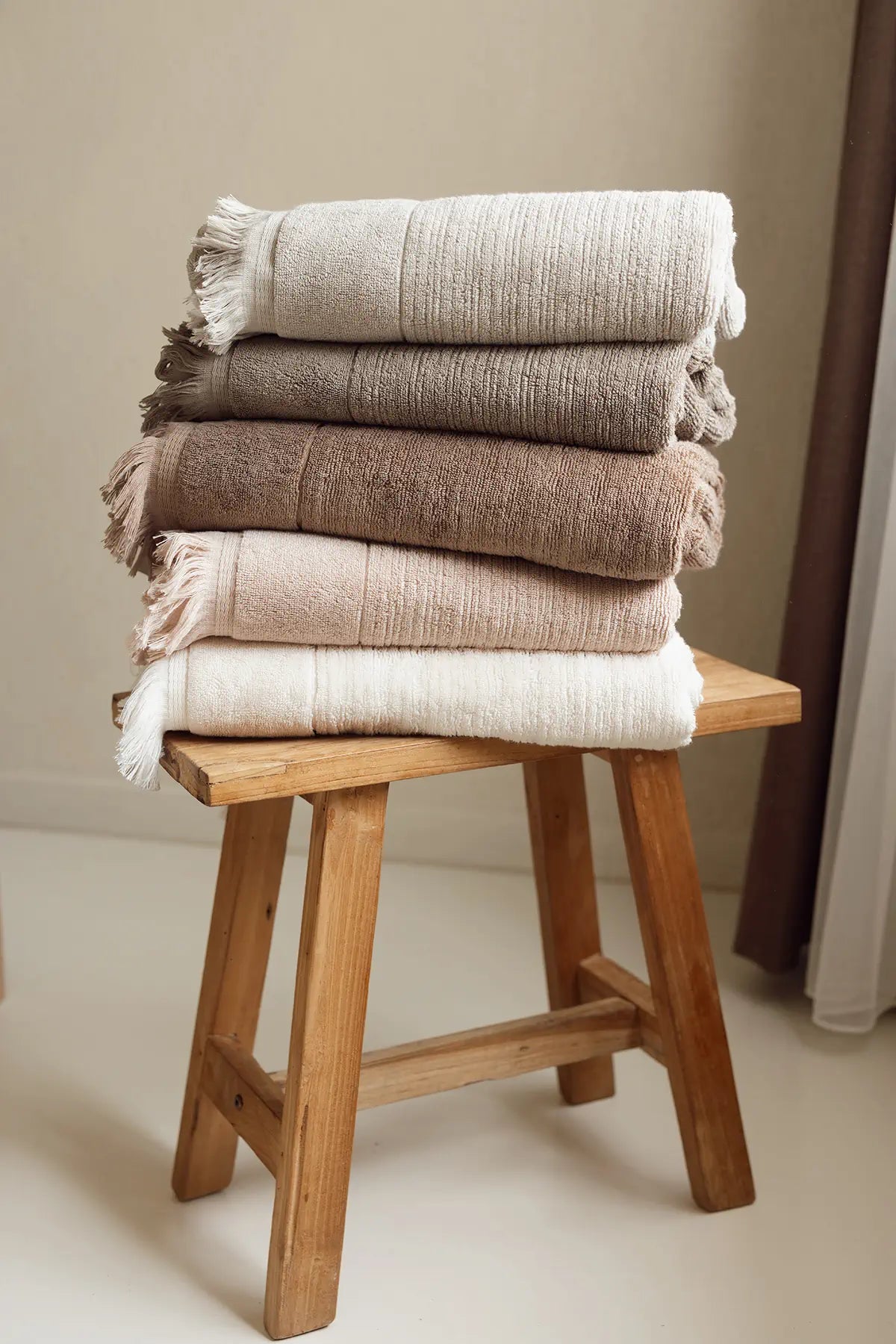 Fiona 100% Cotton Towel 50x90 cm Milk