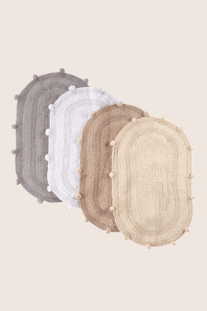 Lampetie | Eris Tekli Banyo Paspası 50x80 Kahverengi