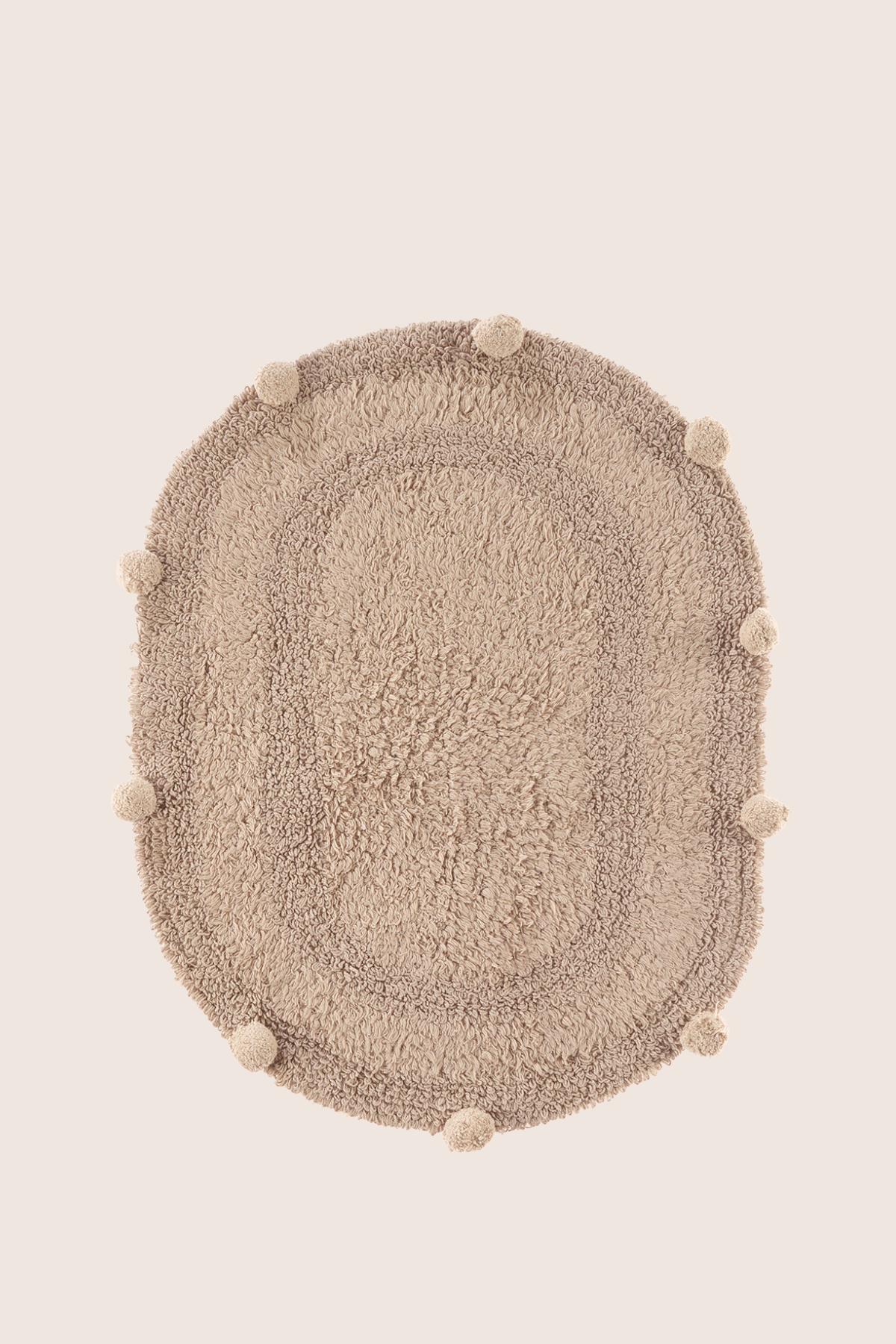 Lampetie | Eris Tekli Banyo Paspası  45x60 Kahverengi