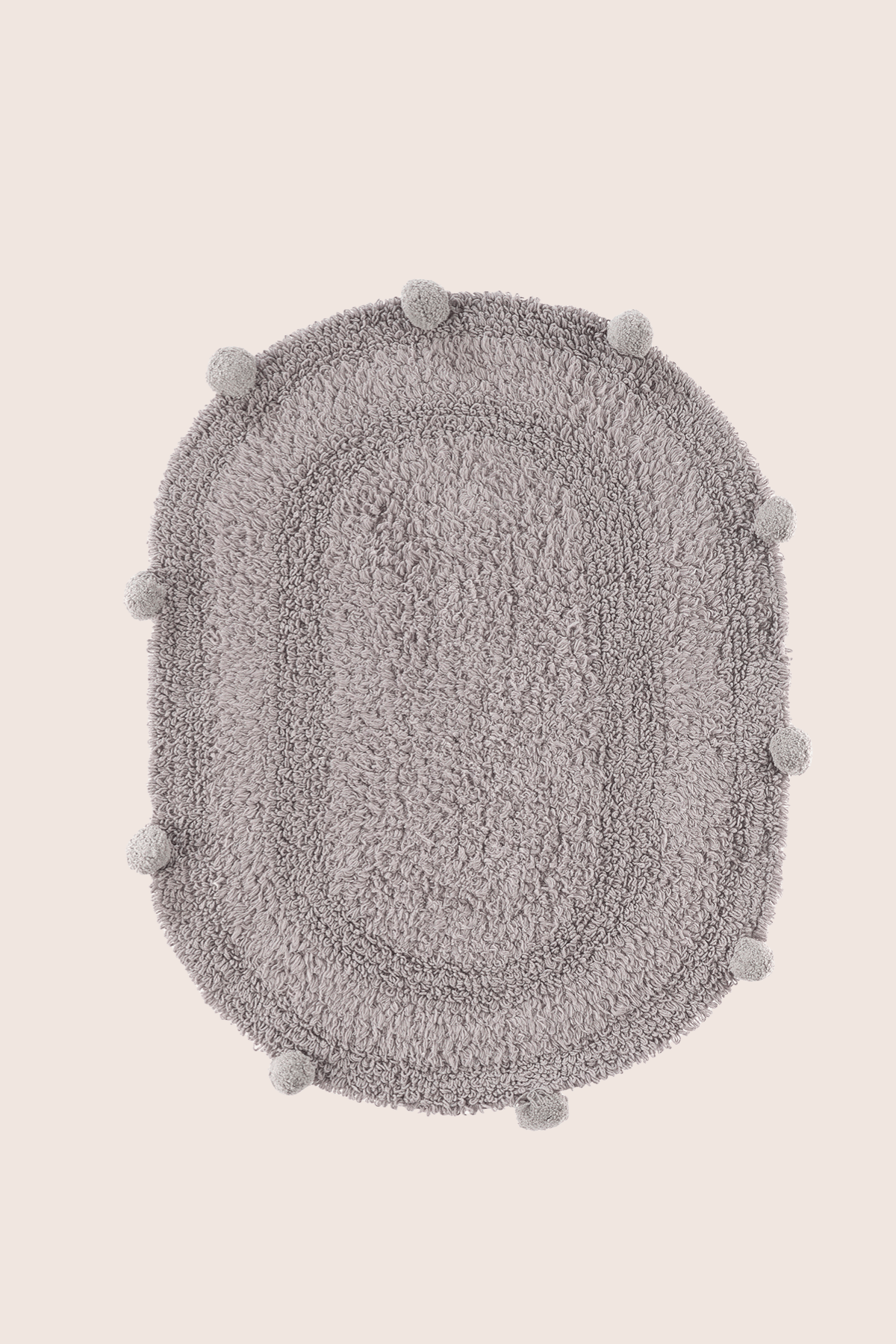 Lampetie | Eris Tekli Banyo Paspası  45x60 Gri