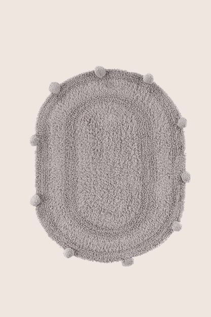 Lampetie | Eris Tekli Banyo Paspası  45x60 Gri