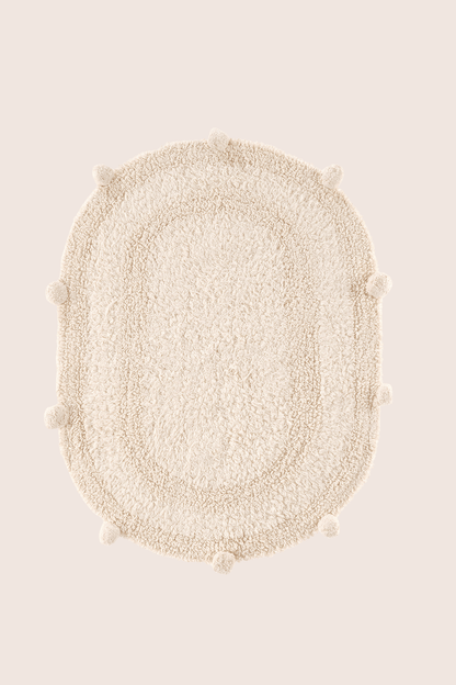 Lampetie | Eris Tekli Banyo Paspası  45x60 Bej