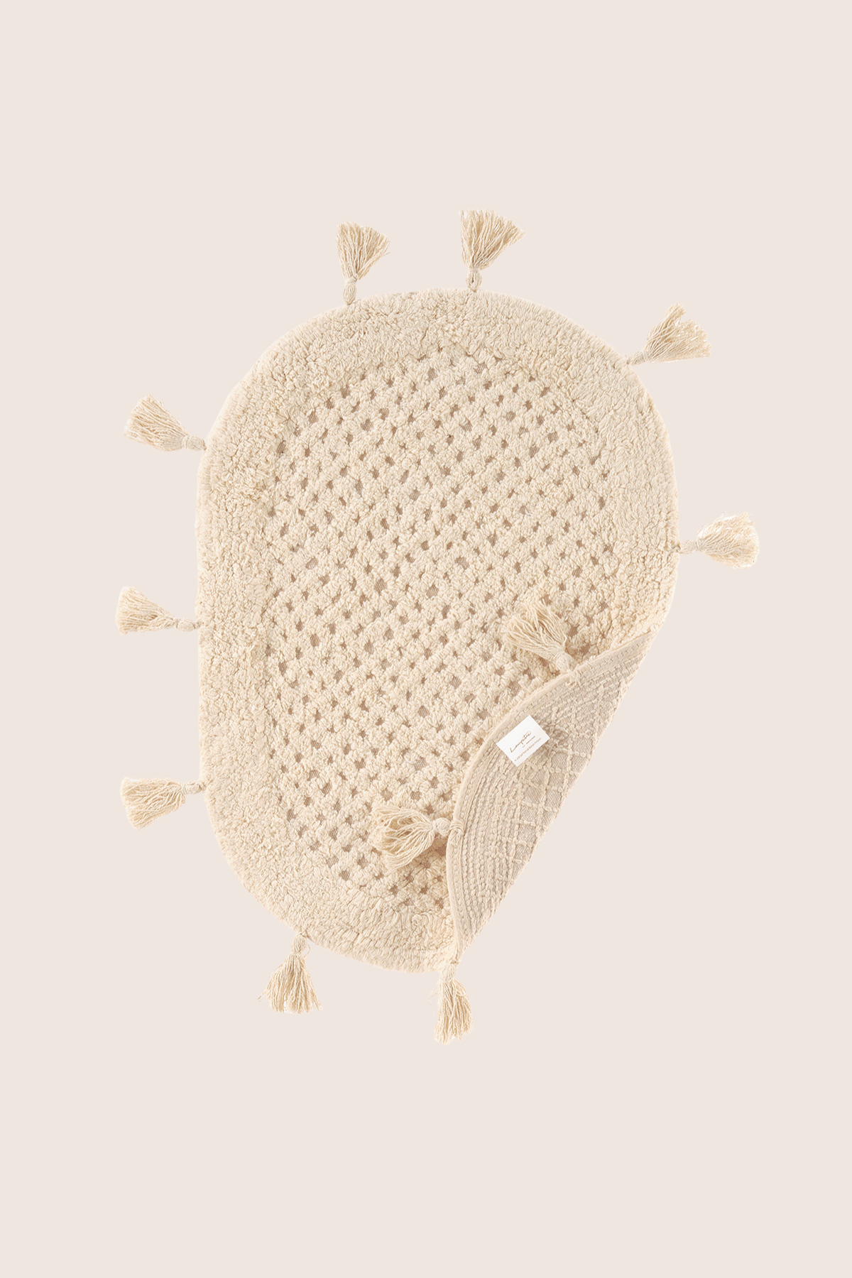 Lampetie | Elora Tekli Banyo Paspası  40x60 Bej