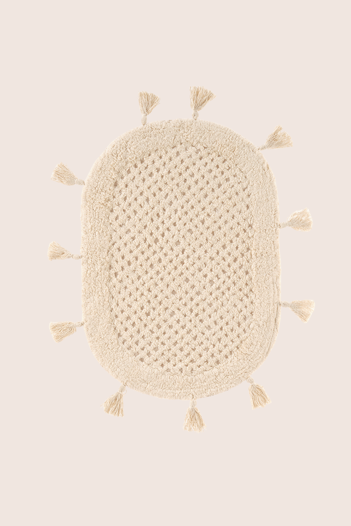 Lampetie | Elora Tekli Banyo Paspası  40x60 Bej