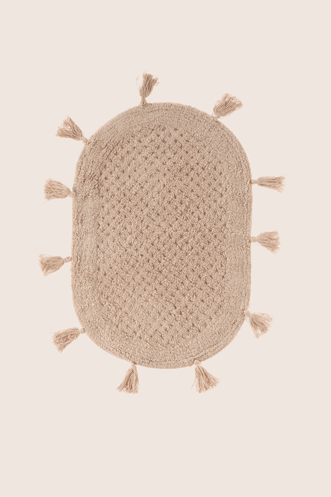 Lampetie | Elora Tekli Banyo Paspası  40x60 Kahverengi