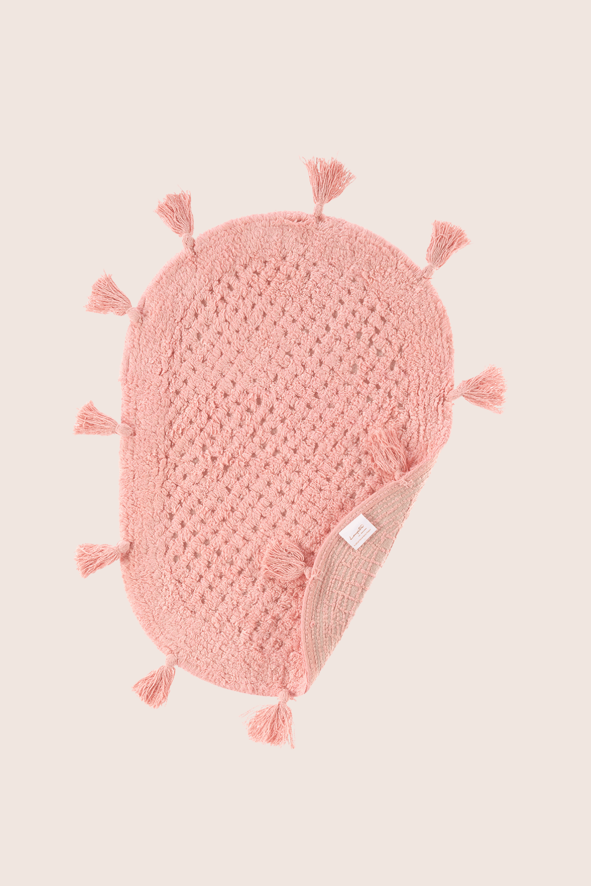 Lampetie | Elora Tekli Banyo Paspası  40x60 Pembe