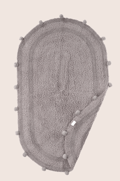 Lampetie | Eris Tekli Banyo Paspası 70x120 Gri