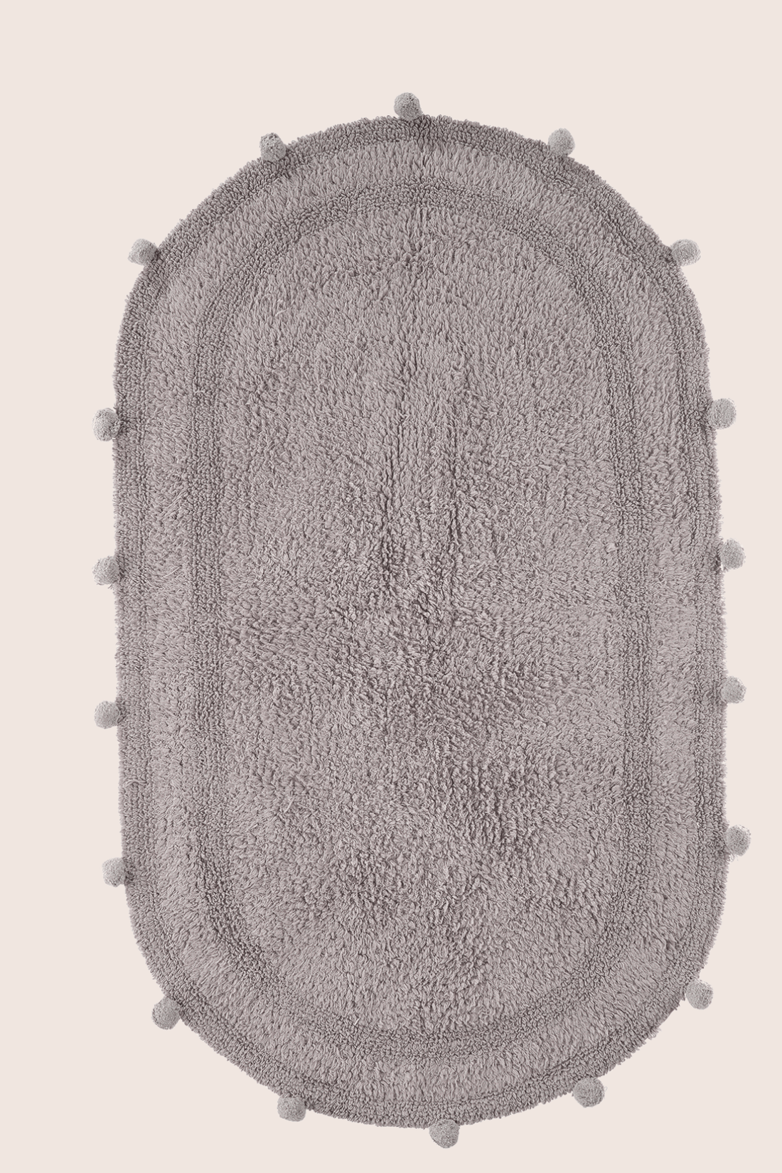 Lampetie | Eris Tekli Banyo Paspası 70x120 Gri